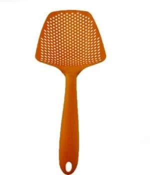 Eco-Friendly Lightweight Nylon Collapsible Strainer in Black, Green, and Blue colors