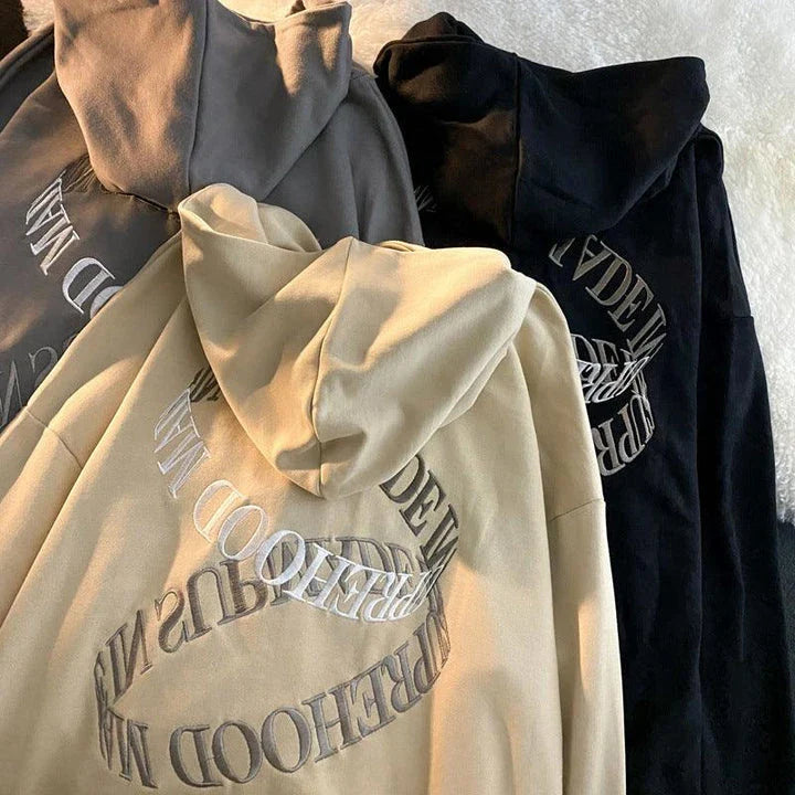 Vintage-inspired American-made sweater cardigan in a relaxed, oversized fit with cozy cotton construction