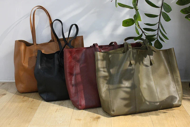 Hhomeenjoy US Premium Leather Handbag with Ample Storage Space