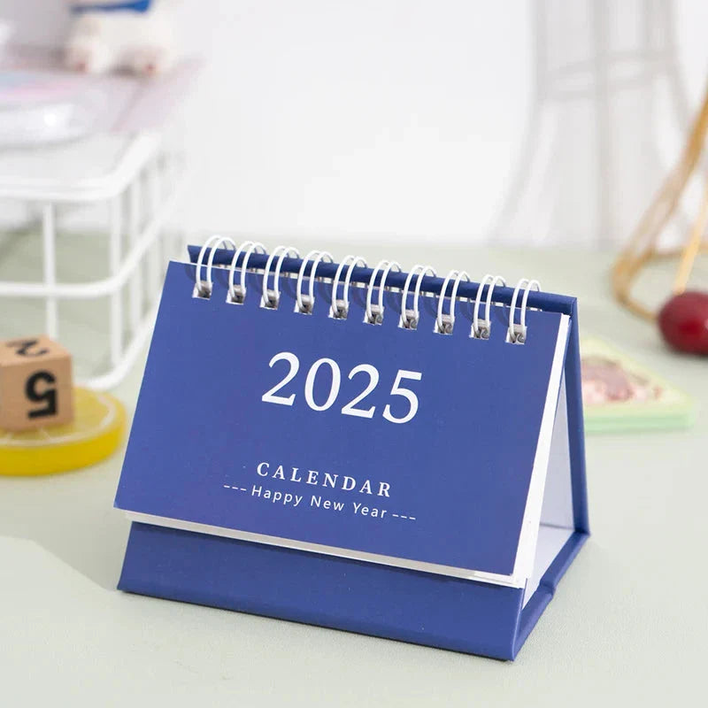 Charming desk calendar with kawaii design, perfect for organizing schedules and to-do lists