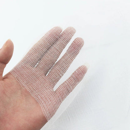 100-piece cotton gauze facial wipes with uniform mesh for luxurious skincare treatments and enhanced product absorption