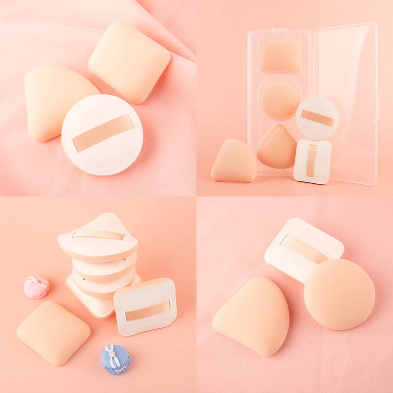 Hhomeenjoy Flawless Makeup Application with 3-Shapes Makeup Sponge Set