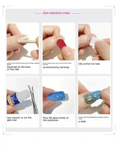 Captivating Cat's Eye Bridal Nails in a range of sizes for a personalized and elegant wedding day look