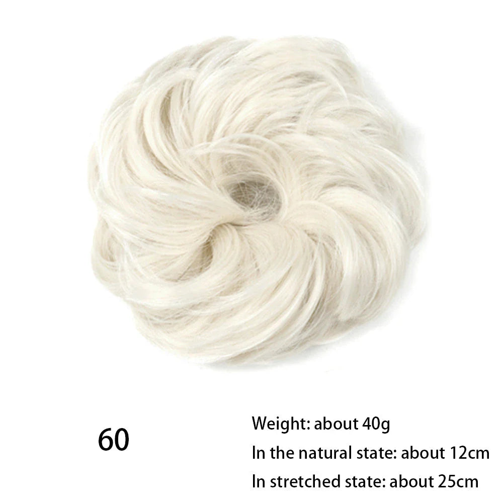 Messy Chignon Donut Hair Bun Pad - Effortless Elegance Hair Accessory for Stylish Buns