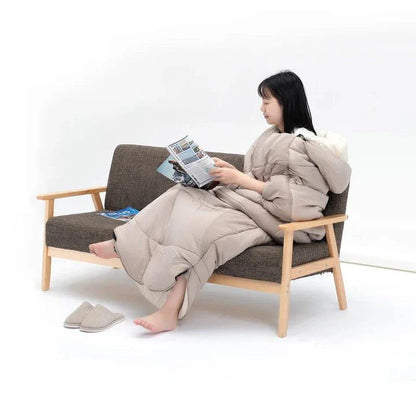 Cozy and comfortable cotton sleeping bag liner for outdoor camping, hiking, and backpacking adventures