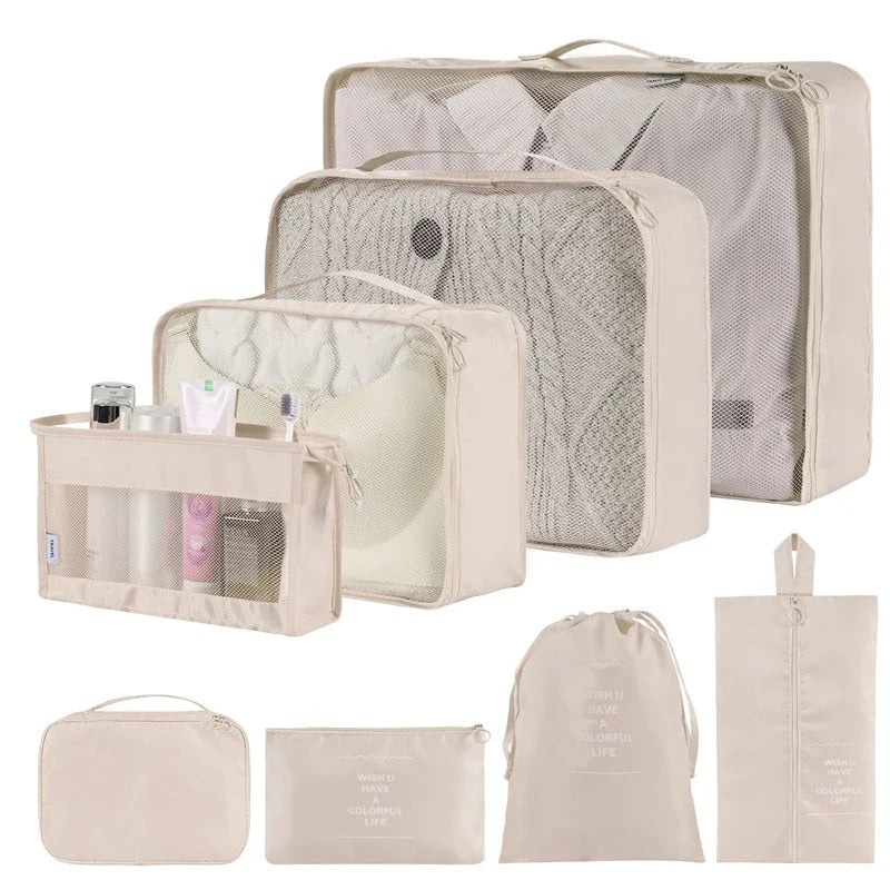 Stylish and practical home storage bags in various solid colors, designed to neatly organize your closets, shelves, and living spaces.