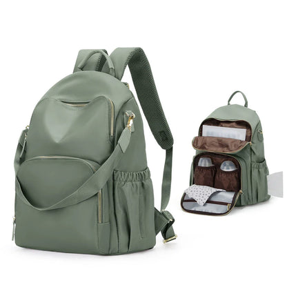 Premium Diaper Bag Backpack with Spacious Main Compartment, Insulated Bottle Pockets, and Comfortable Straps