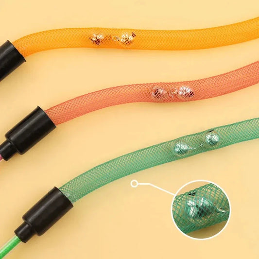 Interactive cat toy with butterfly, bell, and wool ball design for engaging playtime