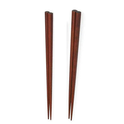 Premium Japanese-designed wooden chopsticks set of 4 with elegant lacquer finish