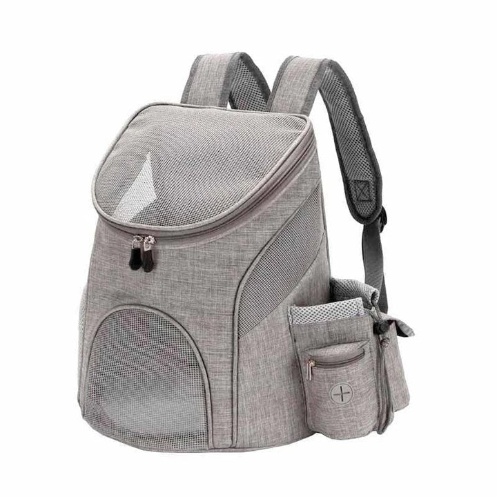 Breathable Cat Carrier Backpack with Adjustable Straps, Spacious Interior, and Reinforced Bottom for Comfortable Travel