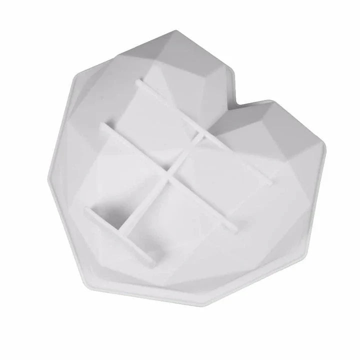 Premium 3D heart-shaped silicone molds for baking cakes, cookies, candies, and more