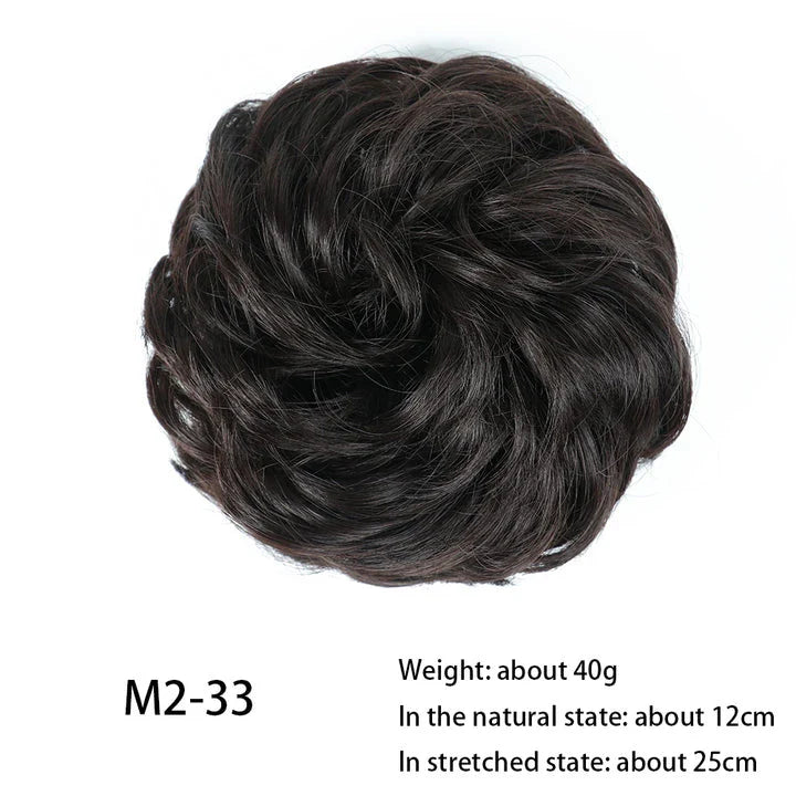 Messy Chignon Donut Hair Bun Pad - Effortless Elegance Hair Accessory for Stylish Buns