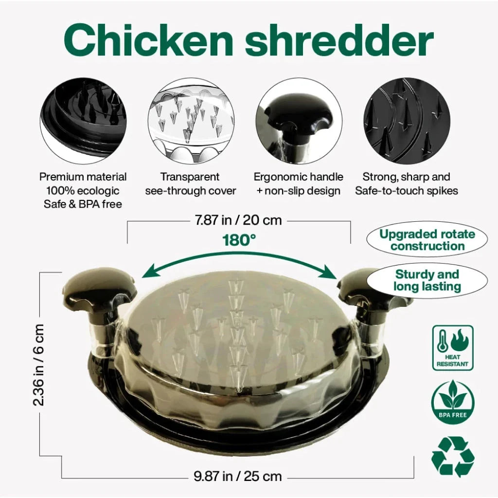 Chicken Shredder Tool for effortless shredding of meats and vegetables in the kitchen