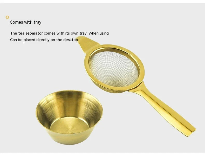 Elegant stainless steel tea strainers with a sleek, minimalist design for effortless brewing and a refined tea experience.