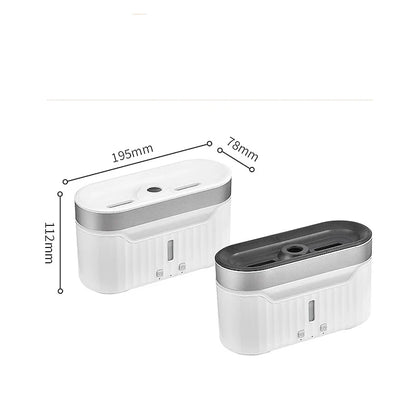 Elegant Jellyfish Flame Humidifier with 3D Lighting Effects, Mist, and Aromatherapy Capabilities