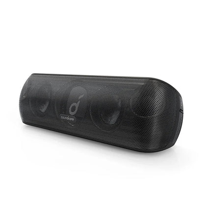 30W Hi-Res Motion+ Bluetooth Speaker with extended bass, treble, and wireless stereo pairing capabilities