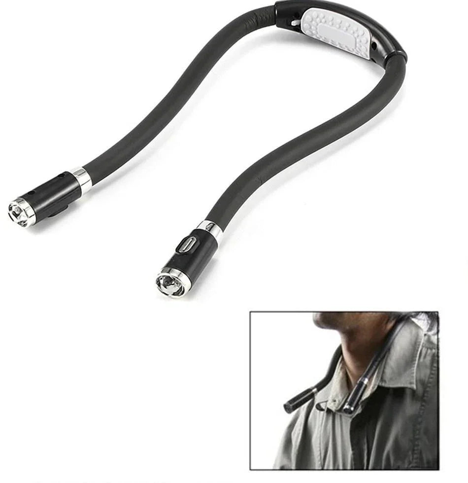 Adjustable Neck LED Reading Light with Flexible Gooseneck Design and Customizable Lighting Modes