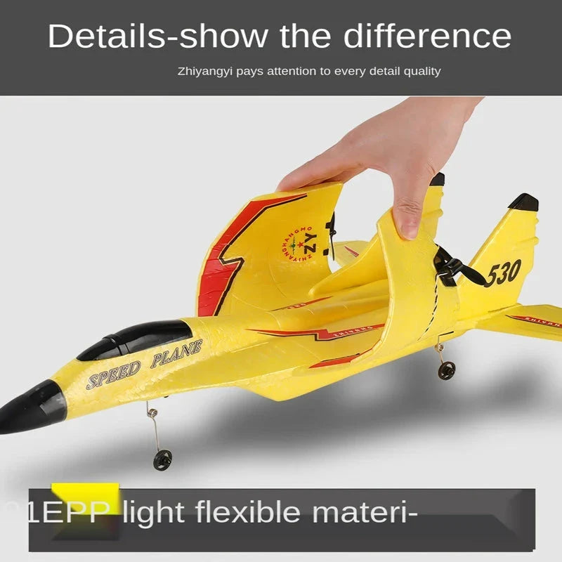 Lightweight 2.4GHz radio control foam glider for thrilling outdoor flights and aerial adventures
