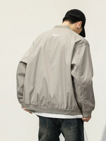 A versatile men's jumpsuit in a solid color design, made with premium polyester fabric for comfort and style.