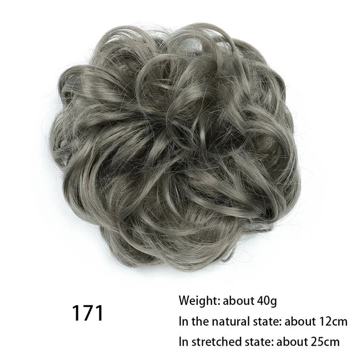 Messy Chignon Donut Hair Bun Pad - Effortless Elegance Hair Accessory for Stylish Buns