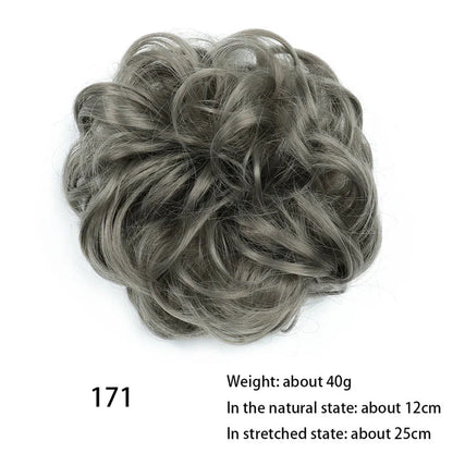 Messy Chignon Donut Hair Bun Pad - Effortless Elegance Hair Accessory for Stylish Buns