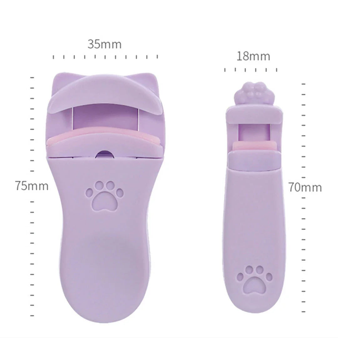 Chic cat claw wide angle eyelash curler for long-lasting, beautifully curled lashes