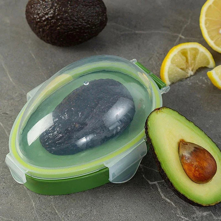 Compact Avocado Storage Container - Protect and preserve your avocados with this high-quality, durable storage solution