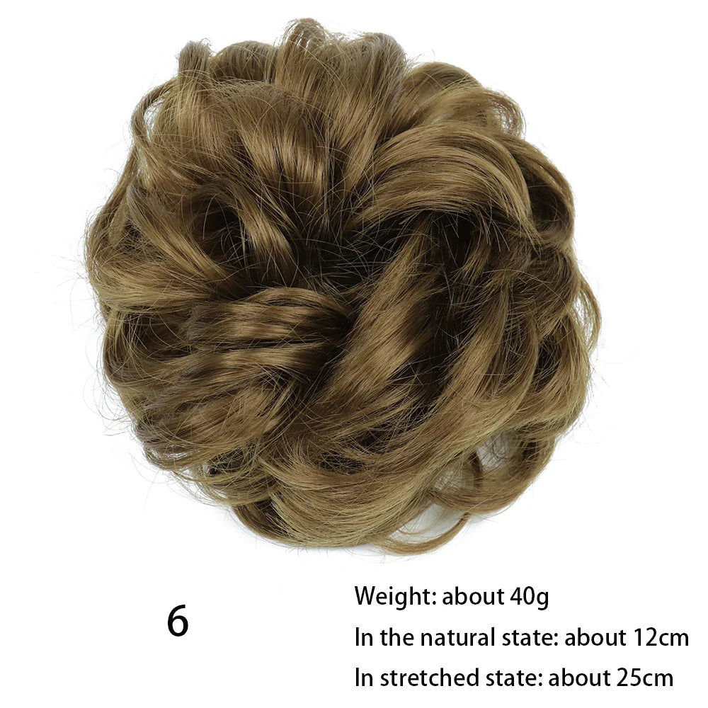 Messy Chignon Donut Hair Bun Pad - Effortless Elegance Hair Accessory for Stylish Buns