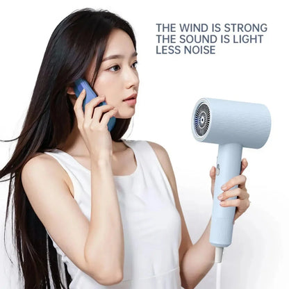 Powerful High-Speed Ionic Hair Dryer with Adjustable Settings for Frizz Control and Smooth, Shiny Hair