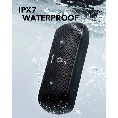 30W Hi-Res Motion+ Bluetooth Speaker with extended bass, treble, and wireless stereo pairing capabilities