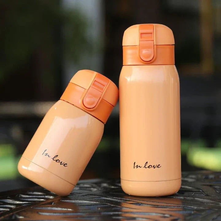 Compact and Insulated Travel Thermos in Various Colors, Perfect for Keeping Beverages Hot or Cold on the Go