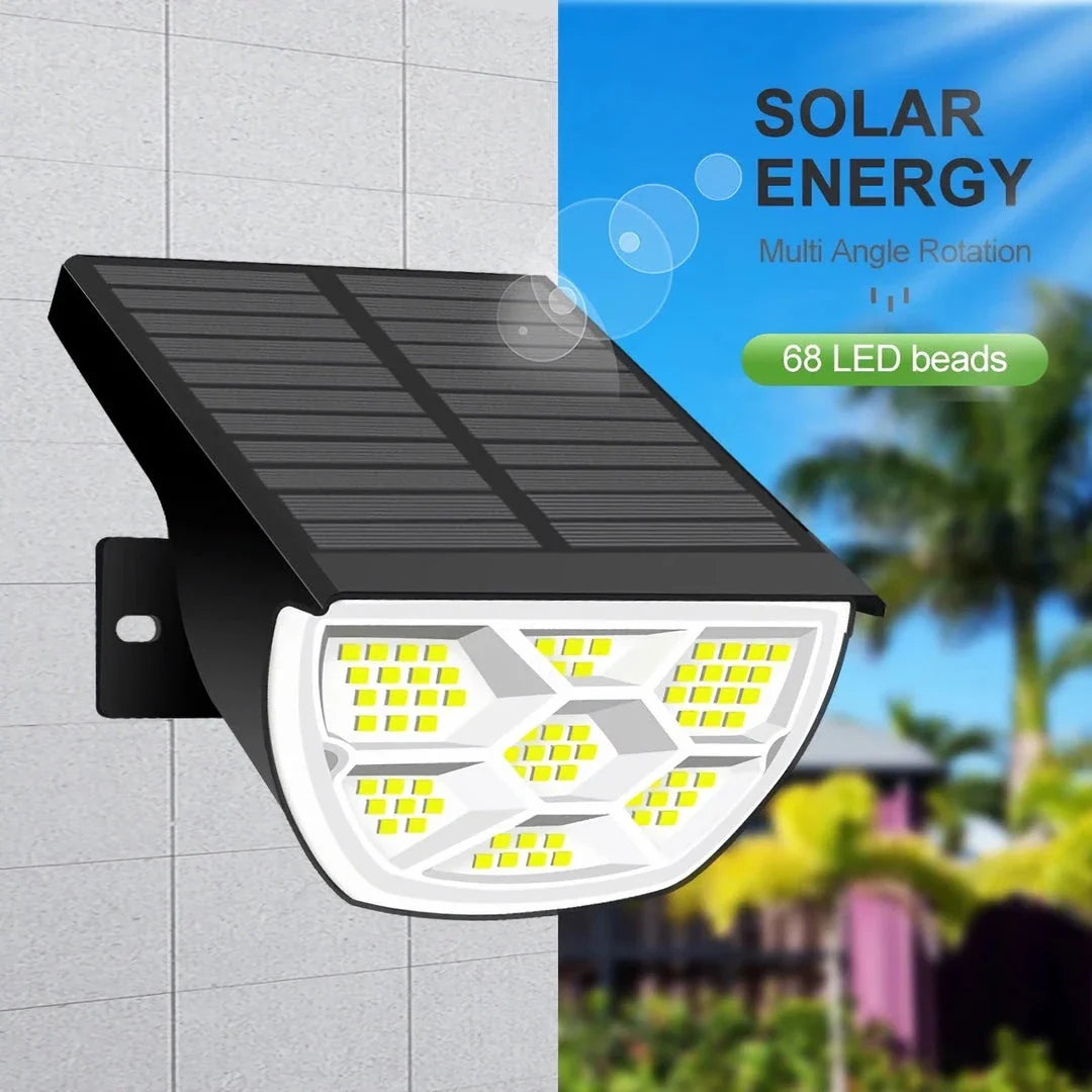 Outdoor Solar Landscape Spotlights with multiple LED options and lighting modes for customizable ambiance in gardens, pathways, and patios