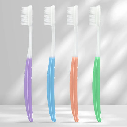 Luxuriously Soft Nano Silicone Toothbrush in vibrant colors for sensitive oral care
