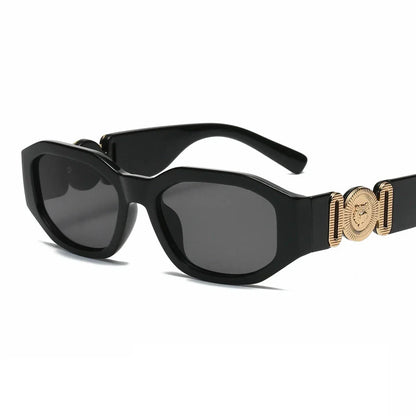 Chic Rectangle UV400 Sunglasses with Polycarbonate Frame and Anti-Reflective Gradient Lenses for Stylish Eye Protection