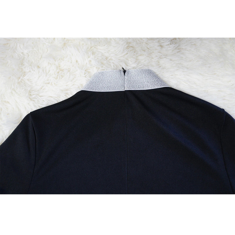 Hhomeenjoy Chic Waist-Accentuating Split Dress in Solid Colors