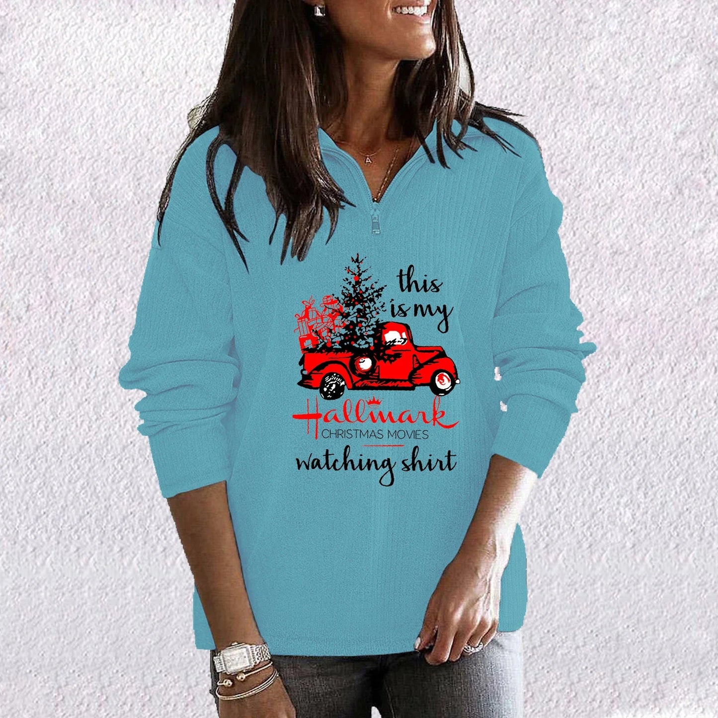 Premium Cashmere Zipper Sweater for Stylish Women in White, Black, Dark Gray, Light Blue, and Light Gray Colors