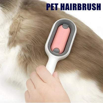 Multifunctional Cat Grooming Brush with double-sided design and skin-friendly comb teeth