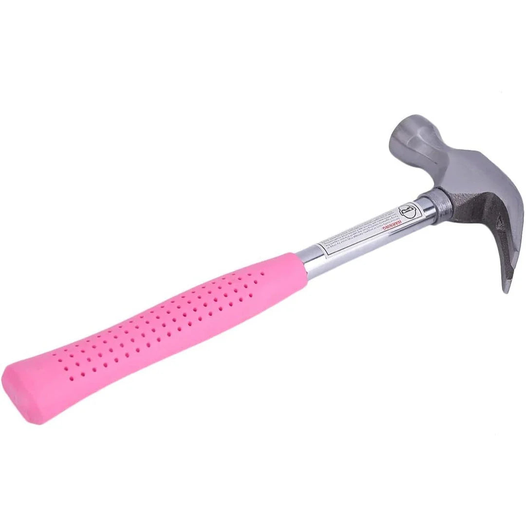 Versatile 39-Piece Pink Household Tool Kit with essential tools for home, office, and DIY projects