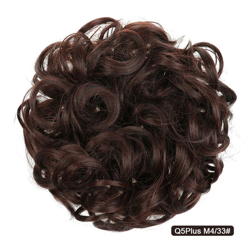 Messy Chignon Donut Hair Bun Pad - Effortless Elegance Hair Accessory for Stylish Buns