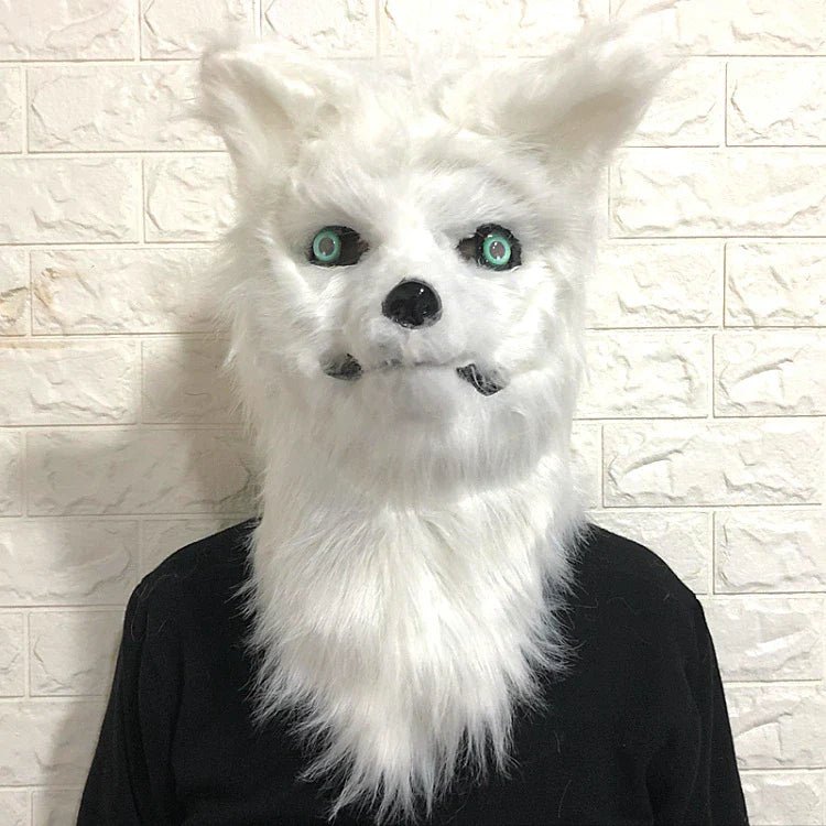 Whimsical cartoon-style headwear with realistic animal features, perfect for masquerades, Halloween, and stage performances