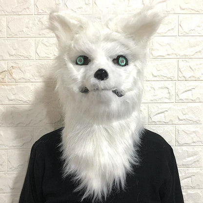 Whimsical cartoon-style headwear with realistic animal features, perfect for masquerades, Halloween, and stage performances
