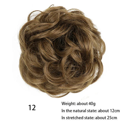 Messy Chignon Donut Hair Bun Pad - Effortless Elegance Hair Accessory for Stylish Buns