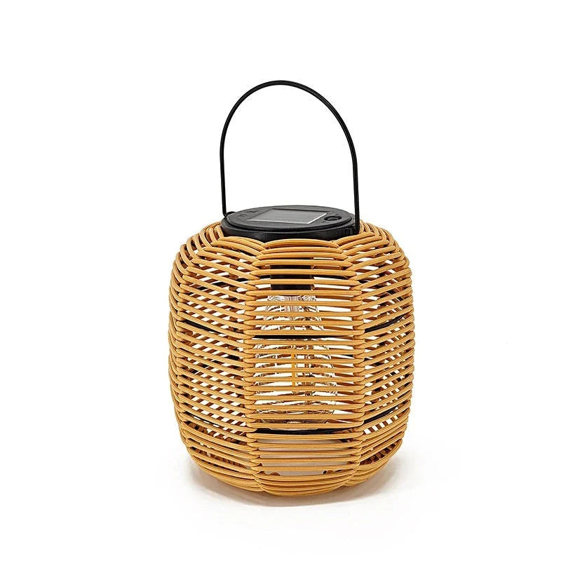 Trendha Portable Outdoor Solar Lantern with Elegant Hanging Design for Illuminating Courtyards, Gardens, and Parks