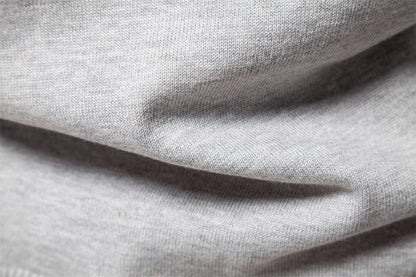 Cozy autumn and winter half-zip sweater in green, dark blue, khaki, and light gray colors