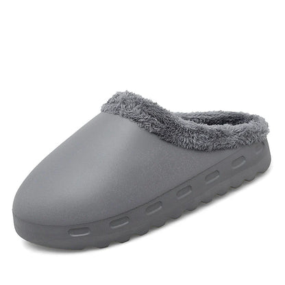 Cotton-padded Baotou slippers in various colors and sizes, providing comfort and style for casual everyday wear.