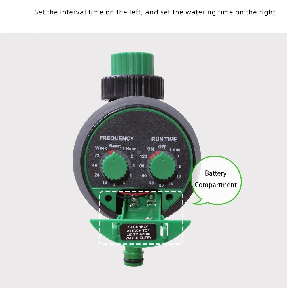 Automatic Garden Watering Timer with Digital Control for Effortless Gardening and Healthy Plants