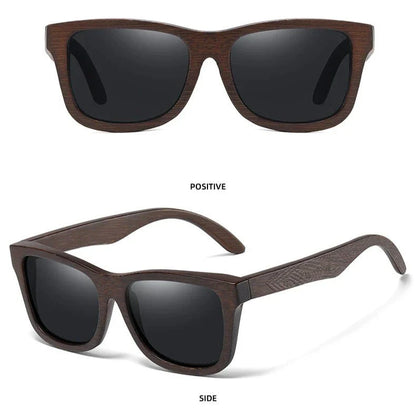 Handcrafted Bamboo Sunglasses with Polarized Lenses and Gift Box