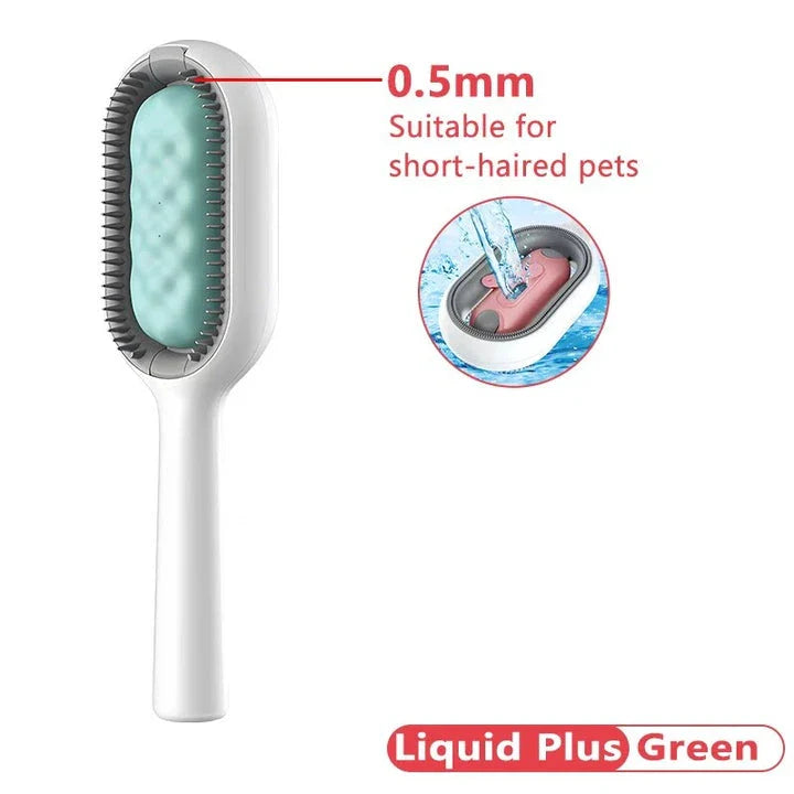 Multifunctional Cat Grooming Brush with double-sided design and skin-friendly comb teeth