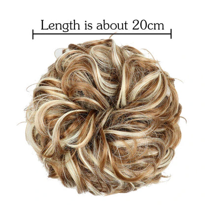 Messy Chignon Donut Hair Bun Pad - Effortless Elegance Hair Accessory for Stylish Buns