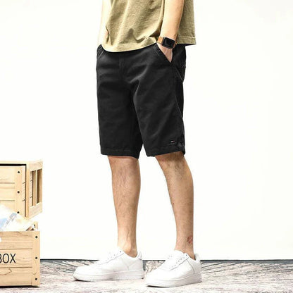 Stylish and versatile casual pants for men, featuring a medium-elastic fabric blend and a range of classic colors for everyday comfort and style.